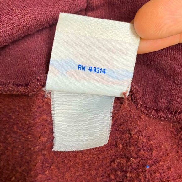 Vintage Champion Burgundy ASU Arizona State University Sun Devils Hoodie L - Picture 4 of 16